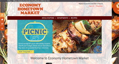 Desktop Screenshot of economyhometownmarket.com